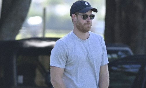 Prince Harry looks happy as he attends another polo event with pal Nacho Figueras and a film crew in Florida