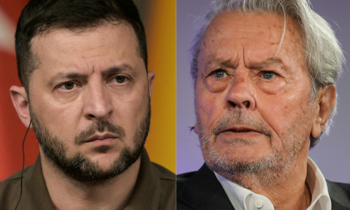 Alain Delon, decorat de Ucraina cu Ordinul Meritului/ Profimedia