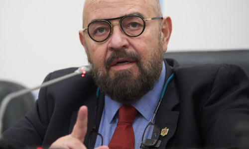 Piedone announces candidacy for the position of Bucharest mayor, Bucharest, Romania - 17 Mar 2024