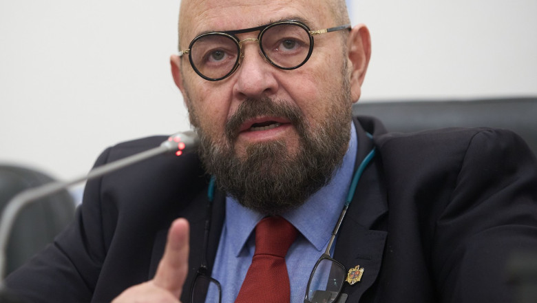 Piedone announces candidacy for the position of Bucharest mayor, Bucharest, Romania - 17 Mar 2024