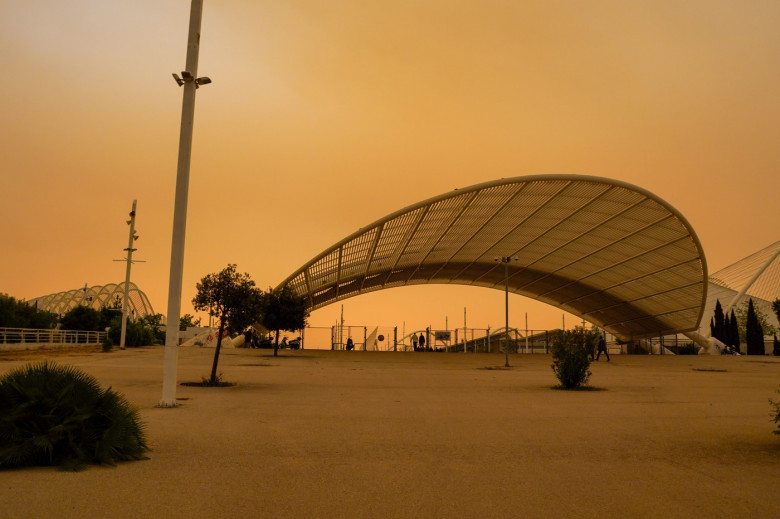 Transfer Of Sahara Dust To Greece, Athens - 23 Apr 2024