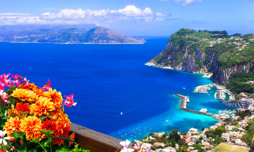 Italian,Summer,Holidays,-,Beautiful,Capri,Island,,Campania,,Italy
