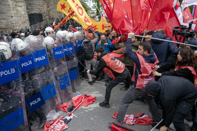 violențe in istanbul de 1 mai