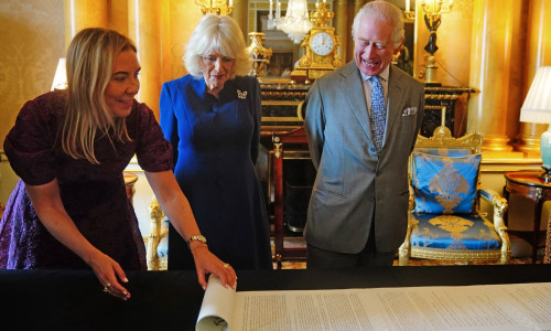 Coronation Scroll of King Charles III