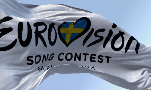 Malmo,,Se,,Oct.,25,2023:,Close-up,Of,Eurovision,Song,Contest