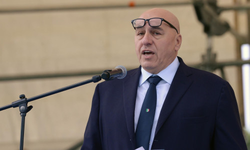The Minister of Defense Hon. Guido Crosetto in Rome