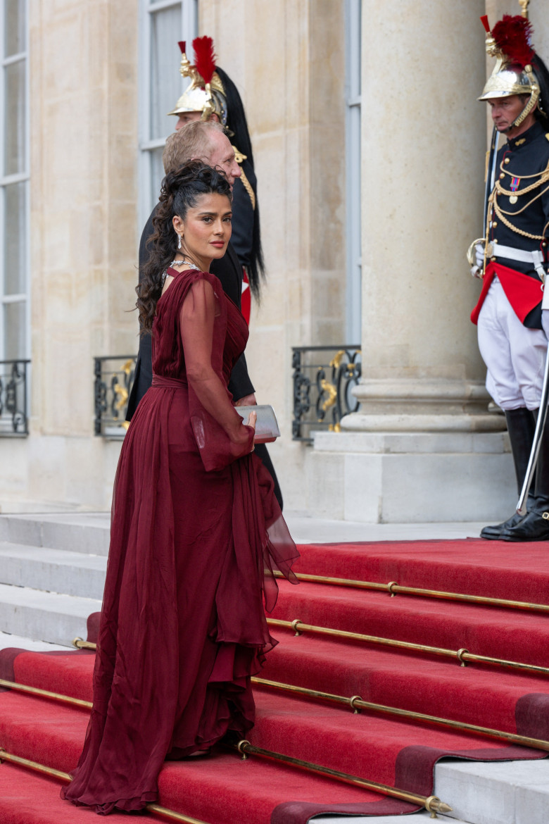 State Dinner for Chinese President at Elysee Palace AAR, Paris, France - 06 May 2024