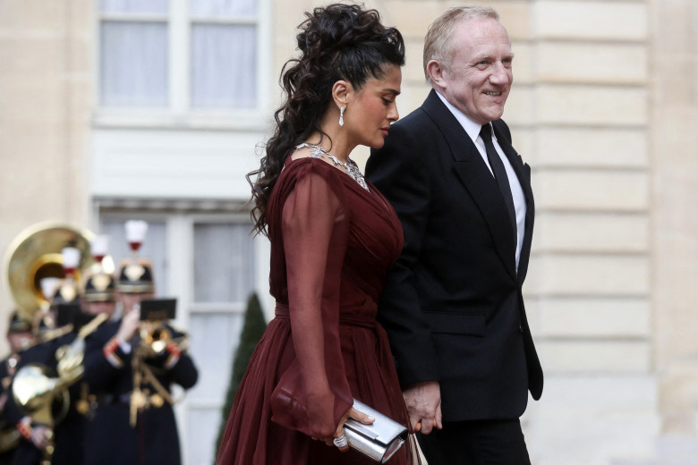 Dîner d'Etat dans le cadre de la visite officielle du président chinois Xi Jinping et de sa femme la Première Dame Peng Liyuan à l'Elysée à Paris