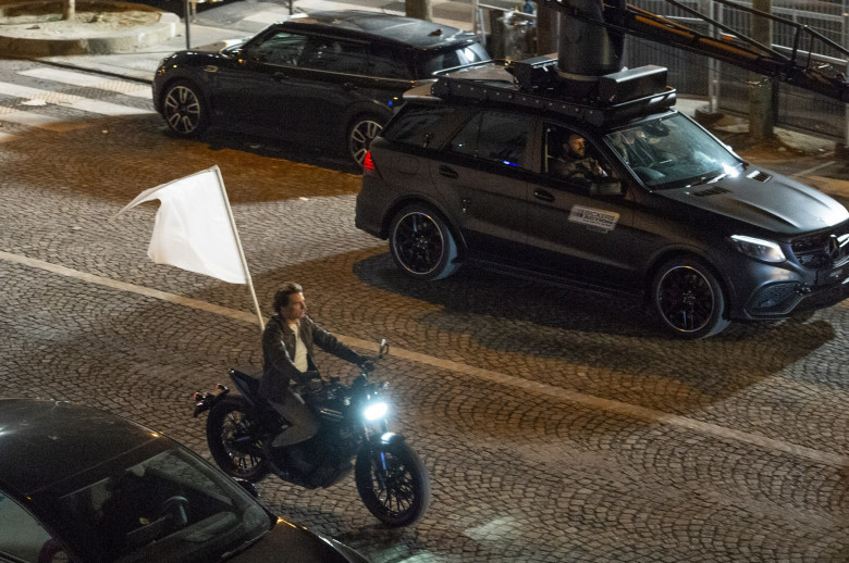 EXCLUSIVE: Tom Cruise Films More Action Scenes On A Motorbike In Paris For 'Mission Impossible 8' - 26 Apr 2024