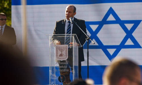 I Stand With Israel rally, Bucharest, Romania - 12 Oct 2023