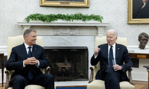 Klaus Iohannis și Joe Biden