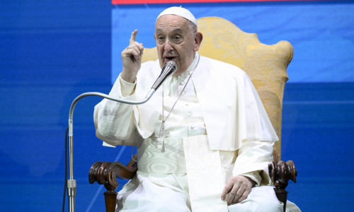 ITALY - POPE FRANCIS PARTICIPANTS IN THE ITALIAN CONFERENCE OF THE GEMERAL STATE ON NATALITY - 2024/5/10
