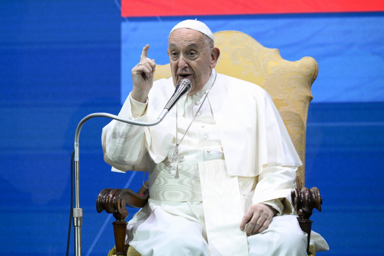 ITALY - POPE FRANCIS PARTICIPANTS IN THE ITALIAN CONFERENCE OF THE GEMERAL STATE ON NATALITY - 2024/5/10