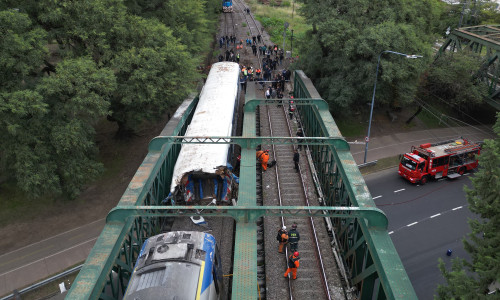 Coliziune între două trenuri pe un pod feroviar în Buenos Aires/ Profimedia