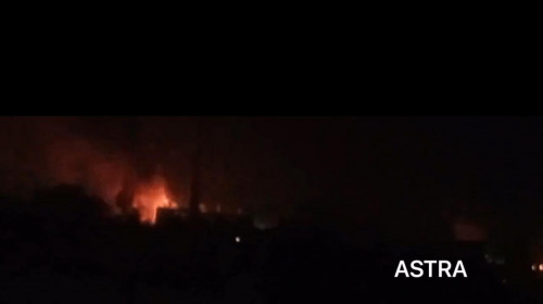 O dronă lansată din Ucraina a provocat un incendiu la rafinăria rusă din Volgograd/ Foto: Captură video TikTok