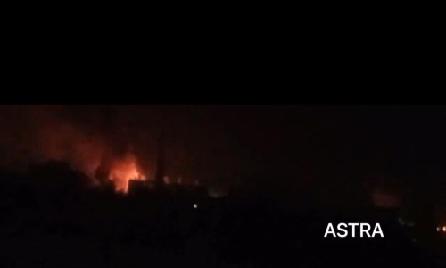 O dronă lansată din Ucraina a provocat un incendiu la rafinăria rusă din Volgograd/ Foto: Captură video TikTok