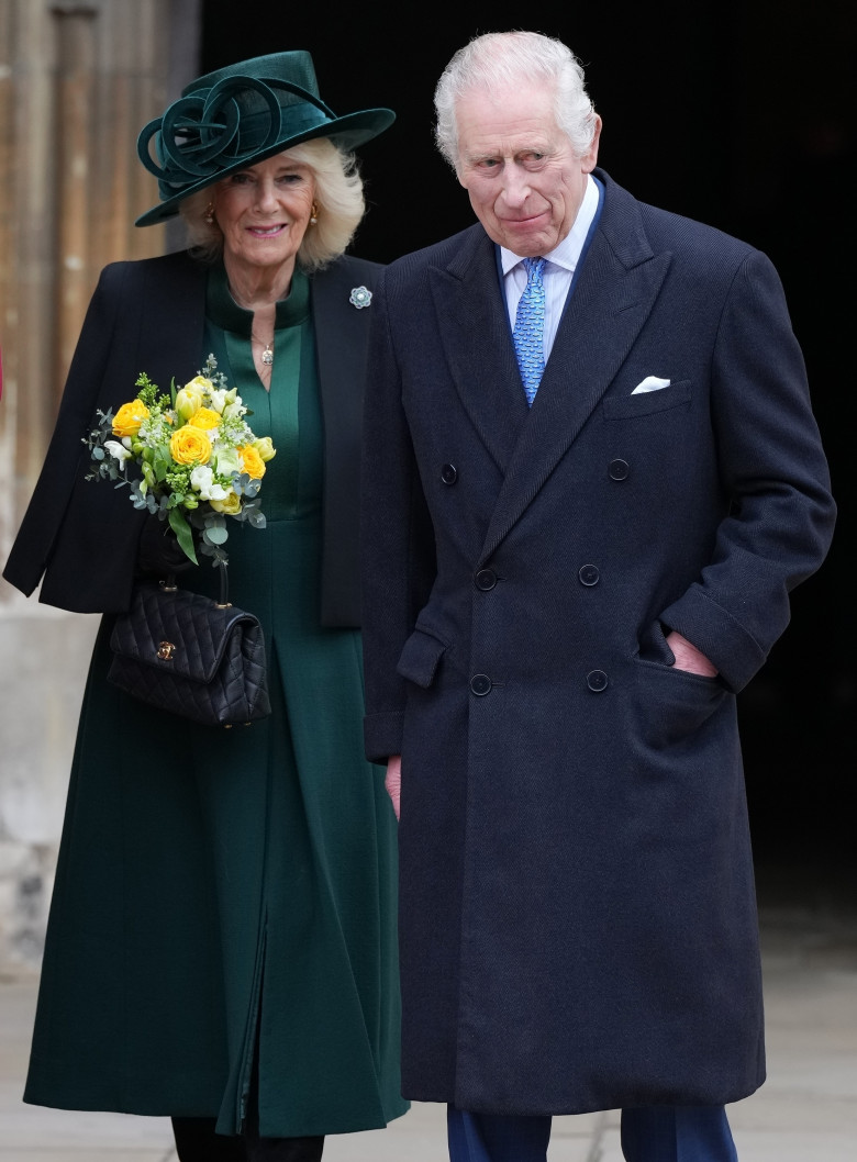 Members of The Royal Family attend Easter Service