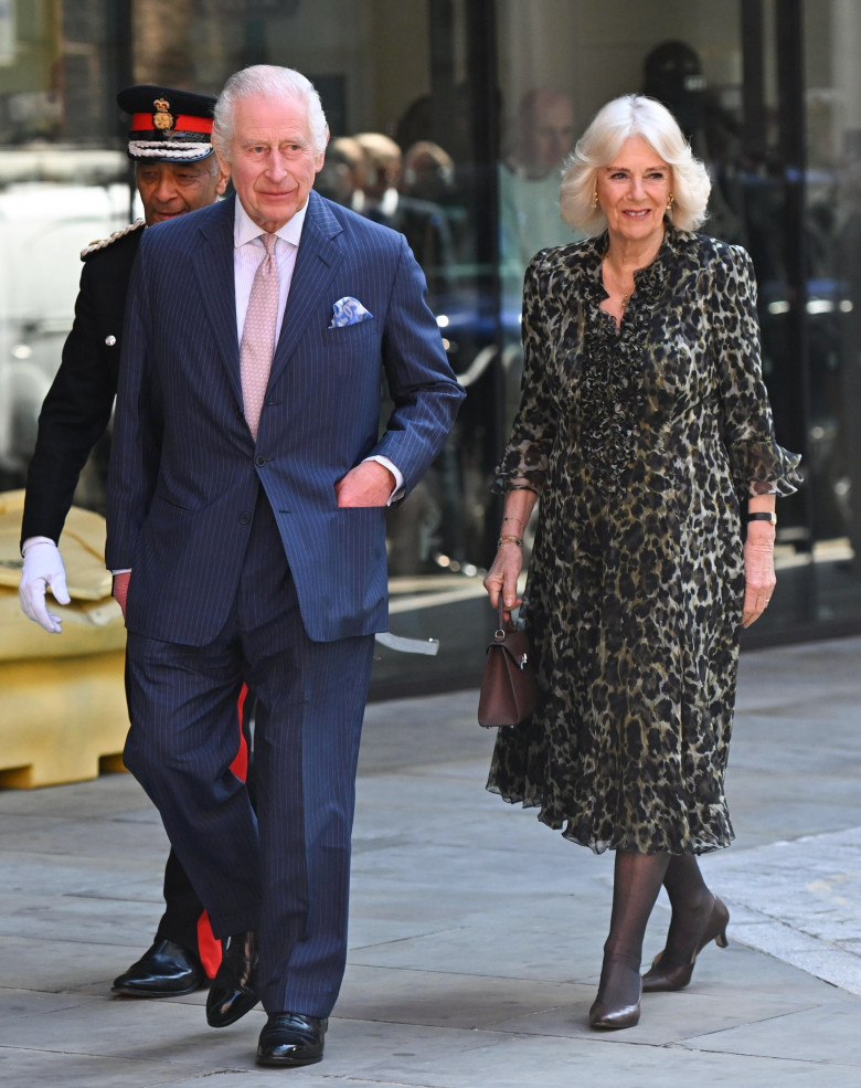 King Charles III And Queen Camilla Visit University College Hospital Macmillan Cancer Centre