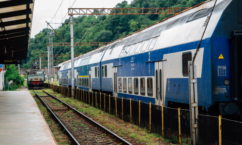 Sighisoara,,Romania,-,July,23,,2019,:,Sighisoara,Railway,Station