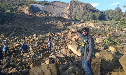 Alunecări de teren în Papua Noua Guinee/ Profimedia