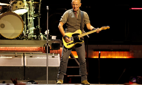 Bruce Springsteen And The E Street Band Perform At The Kia Forum