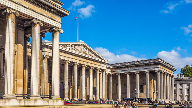 High,Dynamic,Range,Hdr,The,British,Museum,In,London,,England,