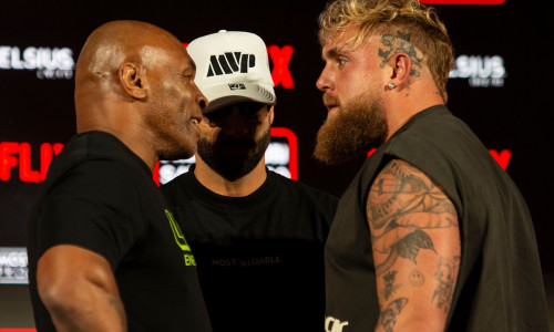 Mike Tyson şi Jake Paul/ Profimedia