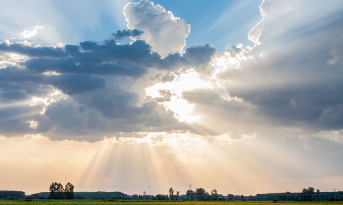 Sun,And,Clouds,Over,Corn,Fields