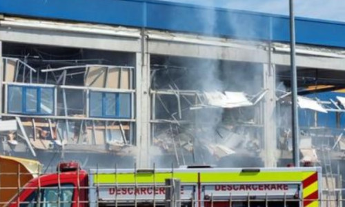 Explozie la un magazin de bricolaj din Botoșani