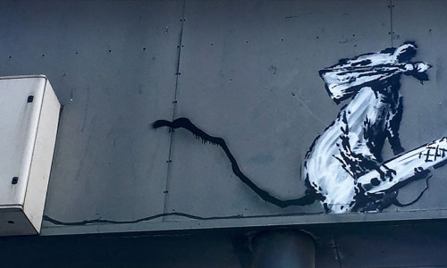 Pictură de Banksy/ Profimedia