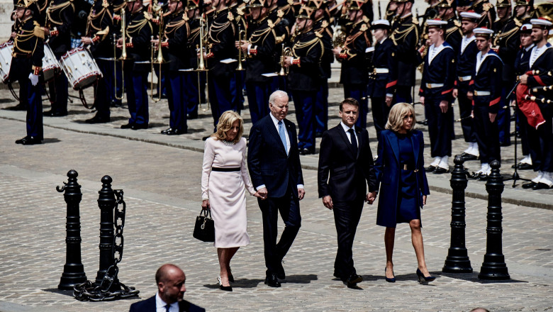 Joe Biden, în vizită în Franța/ Profimedia