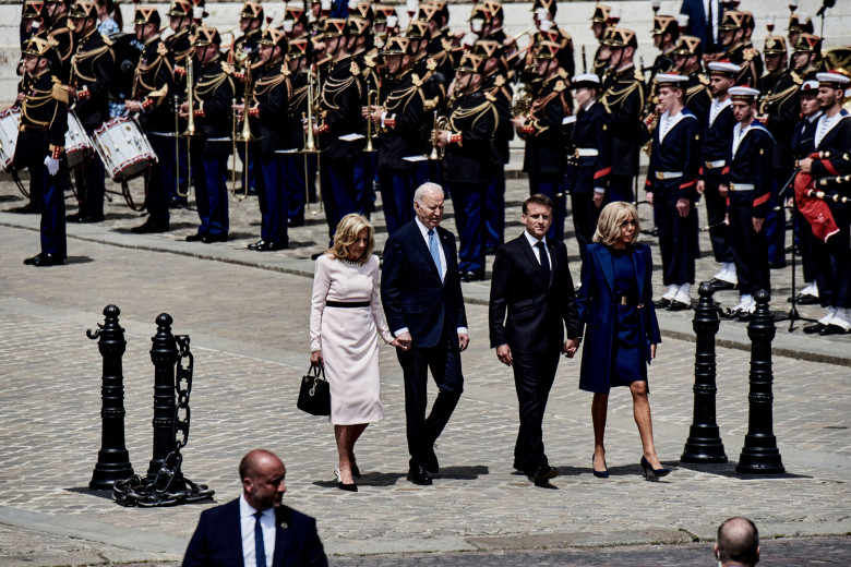 Joe Biden, în vizită în Franța/ Profimedia