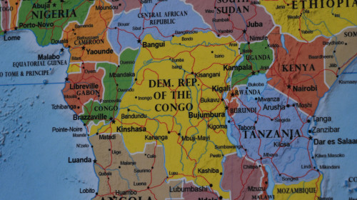 Close,Up,Of,Democratic,Republic,Of,The,Congo,On,World