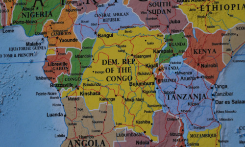 Close,Up,Of,Democratic,Republic,Of,The,Congo,On,World