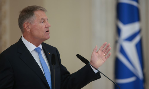 Klaus Iohannis, președintele României și Sergio Mattarella, președintele Republicii Italiene, susțin o conferință de presă comună după întâlnirea avută la Palatul Cotroceni din București, 19 iunie 2024. Inquam Photos / George Călin