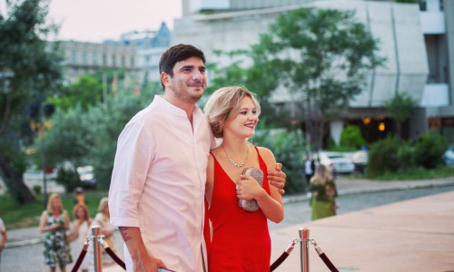 Alex Bogdan si sotia lui Catalina