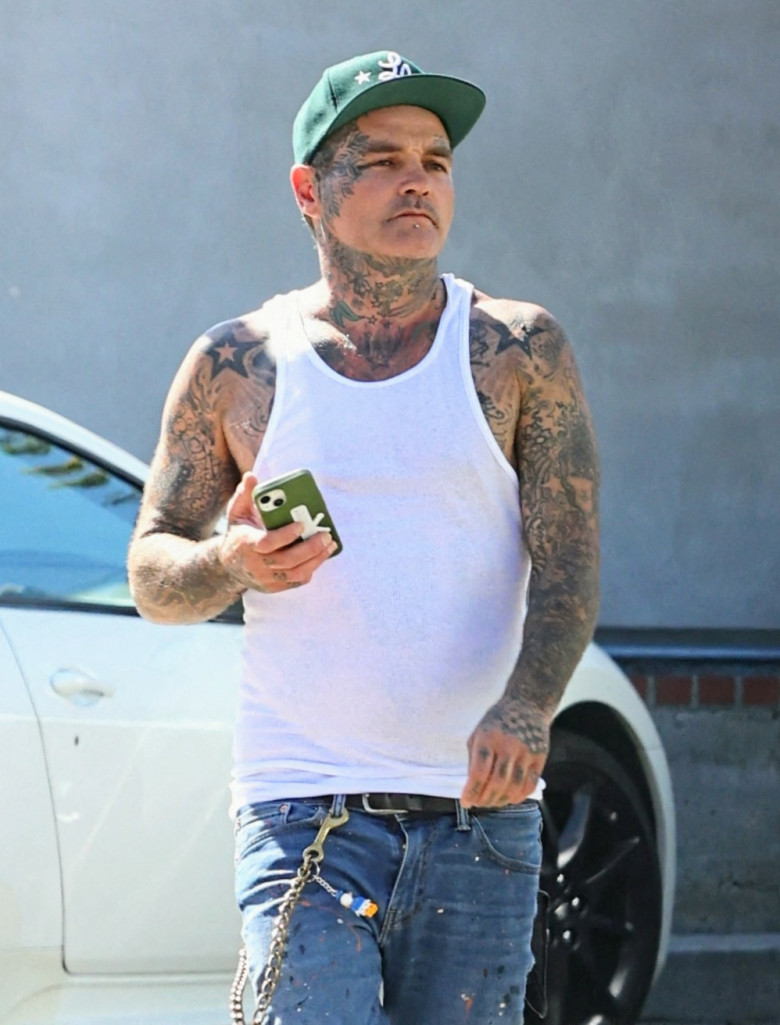 EXCLUSIVE: Seth Binzer "Shifty Shellshock" seen looking much healthier after having recently fallen off the wagon with DUI and row with both bandmates and baby mama