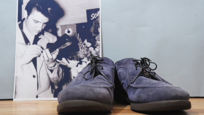 pantofi albastri elvis presley