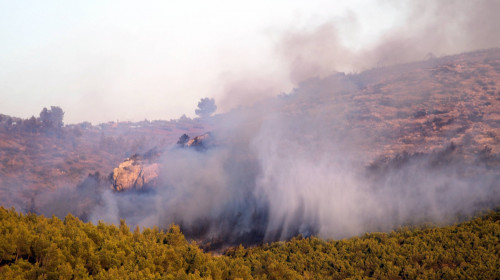Athens Wildfire in Greece