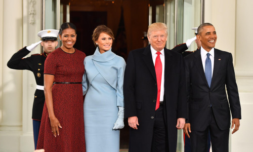 sotii obama si sotii trump
