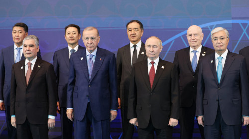 Turkish President Recep Tayyip Erdogan attends SCO summit in Kazakhstan