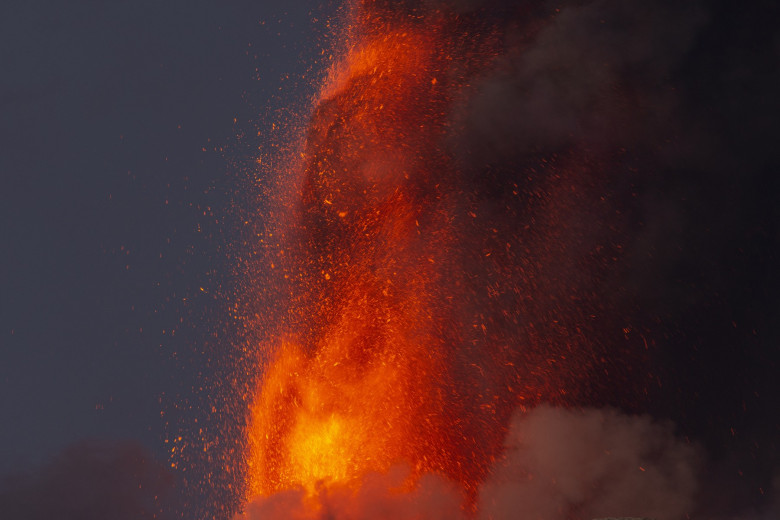 Mount Etna volcano spews lava in Italy