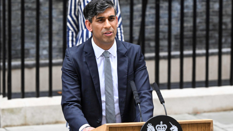 Rishi Sunak Delivers Resignation Speech Following UK General Election Loss