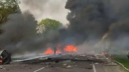 Accident grav în Ucraina/ Foto: X