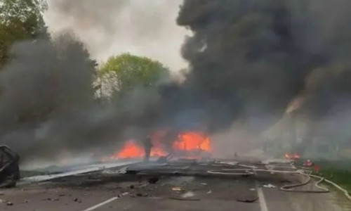 Accident grav în Ucraina/ Foto: X