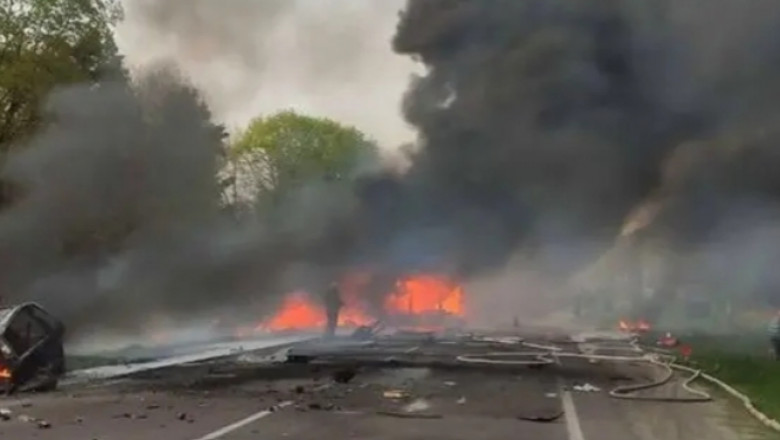 Accident grav în Ucraina/ Foto: X