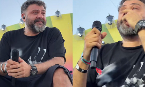 Grasu XXL a izbucnit în lacrimi pe scena Neversea/ Foto: Captură video TikTok