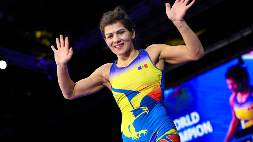 Ringen, WM in Belgrad Senior Wrestling World Championships 2022 59kg WW - Anastasia NICHITA (MDA) Belgrad Stark Arena Se