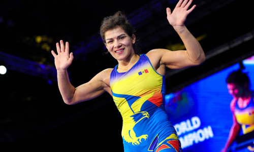 Ringen, WM in Belgrad Senior Wrestling World Championships 2022 59kg WW - Anastasia NICHITA (MDA) Belgrad Stark Arena Se
