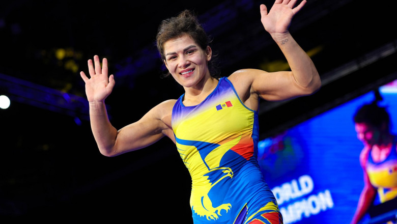 Ringen, WM in Belgrad Senior Wrestling World Championships 2022 59kg WW - Anastasia NICHITA (MDA) Belgrad Stark Arena Se